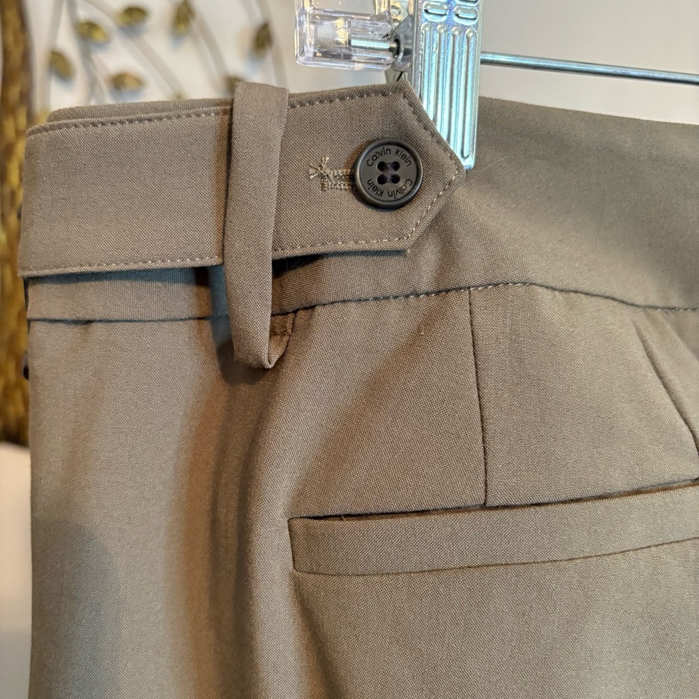 Calvin Klein Taupe Trousers - Picture 3 of 10